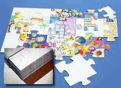 The community puzzle allows everyone to participate with a single piece and assemble the pieces into one big expression.