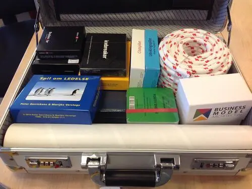 The Networking Suitcase full of DIY exercises and tools
