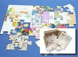 The community puzzle allows everyone to participate with a single piece and assemble the pieces into one big expression.