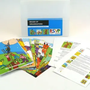 Cartoon Picture Cards for DIY exercises: Use them when you are planning, learning to communicate, to feedback, to teambuild